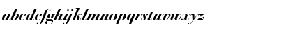 Download Bodoni72C Bold Italic Font Lowercase Preview