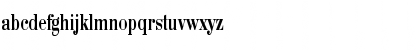 Download BodoniCondC Regular Font Lowercase Preview