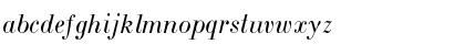 Download BodoniH-Italic Regular Font Lowercase Preview