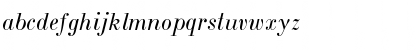 Download BodoniL-Italic Regular Font Lowercase Preview