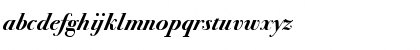Download Bodoni Seventytwo ITC Bold Italic OS Font Lowercase Preview
