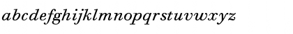 Download BodoniSixEF BookItalic Font Lowercase Preview
