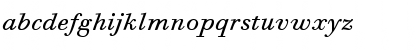 Download Bodoni Six ITC Std Book Italic Font Lowercase Preview