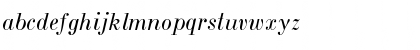 Download BodoniZL-Italic Regular Font Lowercase Preview