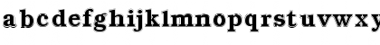 Download Bookman Contour Font Lowercase Preview