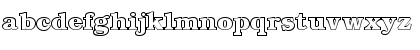 Download Bookman Outline Font Lowercase Preview