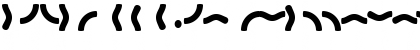 Download Borders Fat Waves Font Lowercase Preview