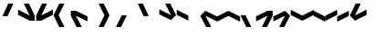 Download Borders Zig Zag One Font Lowercase Preview