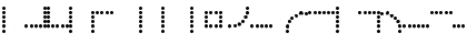 Download Borders Dot Rule Regular Font Lowercase Preview