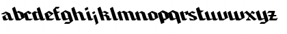 Download Brawny Regular Font Lowercase Preview