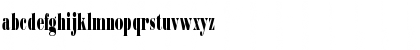 Download BorjomiCondensedC Regular Font Lowercase Preview