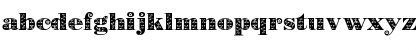 Download BorjomiDecor A Regular Font Lowercase Preview