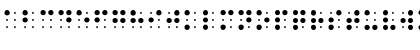 Download BRAILLE REGULAR Font Lowercase Preview