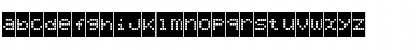 Download BubbledotICG CoarseNeg Font Lowercase Preview