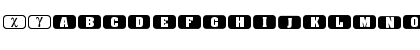 Download Bullets1 Regular Font Lowercase Preview