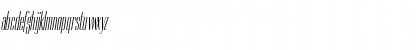 Download BureauEmpireItalic Regular Font Lowercase Preview