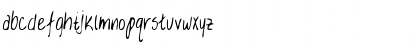 Download BrendasHand Regular Font Lowercase Preview