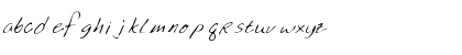 Download BrendensHand Regular Font Lowercase Preview