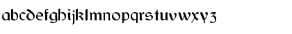 Download BretagneGaelic Regular Font Lowercase Preview