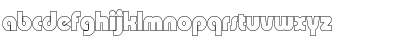 Download BrianBeckerOutline-Heavy Normal Font Lowercase Preview