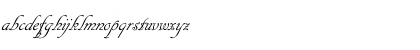 Download CansellaristC Regular Font Lowercase Preview