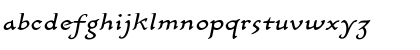 Download CarlinScript LT Std Italic Regular Font Lowercase Preview