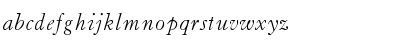 Download CaslonC37 LightItalic Font Lowercase Preview