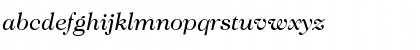 Download CaslonNo224EF-BookItalic Regular Font Lowercase Preview