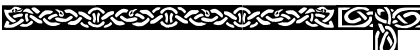 Download CelticBorders Regular Font Lowercase Preview