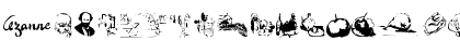 Download Cezanne Sketches Font Lowercase Preview