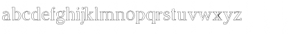 Download Cheltenham Outline Font Lowercase Preview