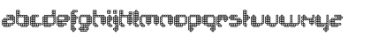 Download Chemo BubbleDot Font Lowercase Preview
