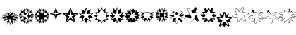 Download Chrismasstars Regular Font Lowercase Preview