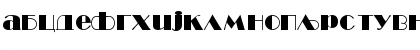 Download BroadwayCirilica Roman Font Lowercase Preview