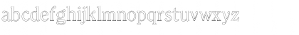 Download Clearface Outline Font Lowercase Preview