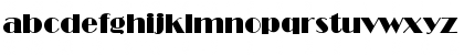 Download BroadwayDEE Regular Font Lowercase Preview