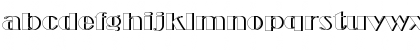 Download BroadwayDRe1 Regular Font Lowercase Preview