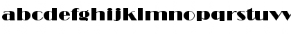 Download BroadwayExt-Normal Regular Font Lowercase Preview