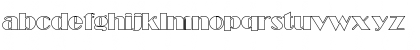 Download BroadwayOutP Regular Font Lowercase Preview