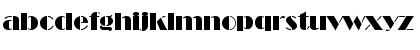 Download Broadway Becker Stencil Regular Font Lowercase Preview