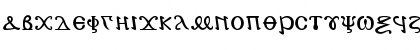 Download CopticAlphabet Regular Font Lowercase Preview
