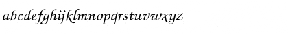 Download Zapf Chance Italic Font Lowercase Preview