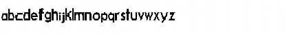 Download Broken Robot Regular Font Lowercase Preview