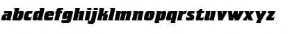 Download Crillee AT ExtraBold Italic Regular Font Lowercase Preview