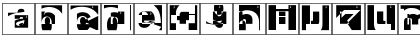 Download BrokenCapsJumperB Regular Font Lowercase Preview