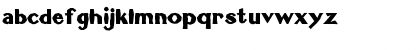 Download BrokenLinoCut Regular Font Lowercase Preview