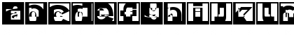 Download BrokenSansCaps Regular Font Lowercase Preview
