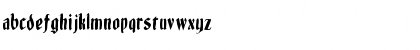 Download BrokenWoodtypes Regular Font Lowercase Preview