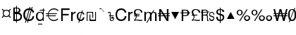 Download Currency Pi Regular Font Lowercase Preview