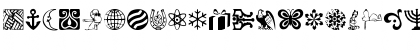 Download DavysOtherDingbats Regular Font Lowercase Preview